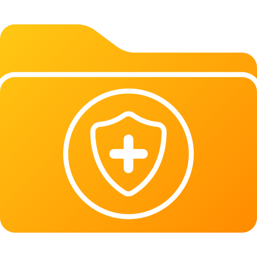 Secure folder Generic gradient fill icon