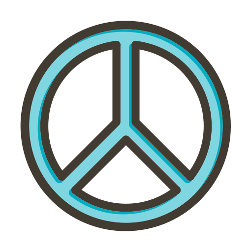 평화 Generic color lineal-color icon