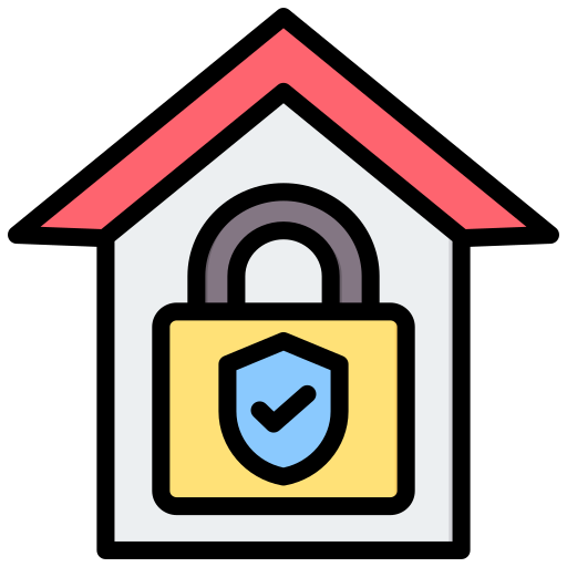 bezpieczeństwo w domu Generic color lineal-color ikona