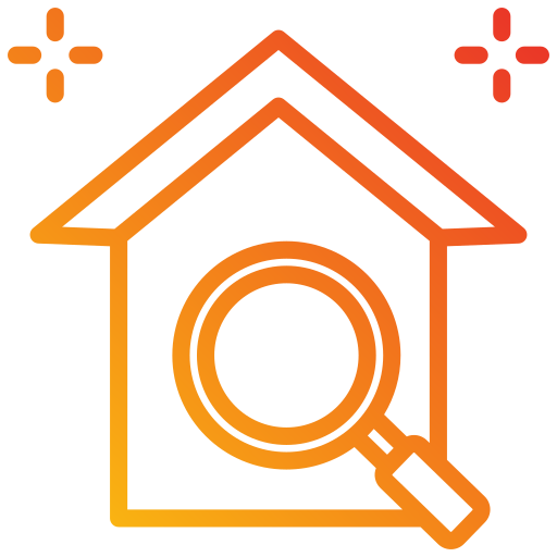 inspekcja domu Generic gradient outline ikona