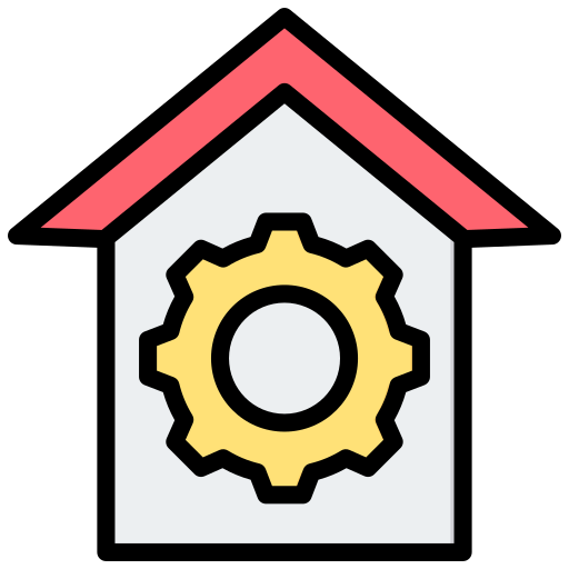 홈 서비스 Generic color lineal-color icon