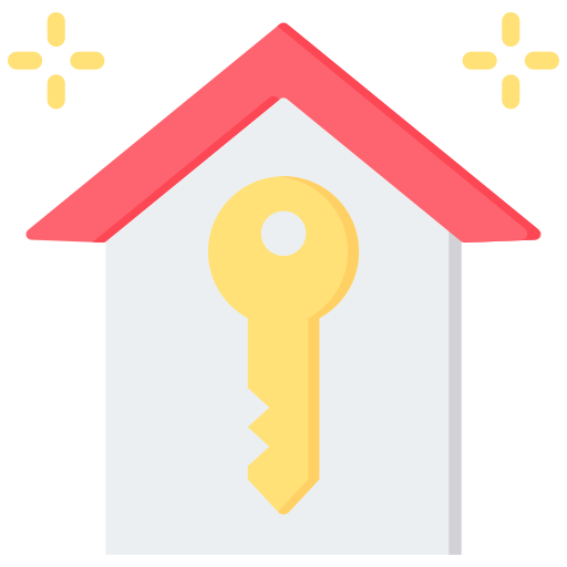 Ключ от дома Generic color fill иконка