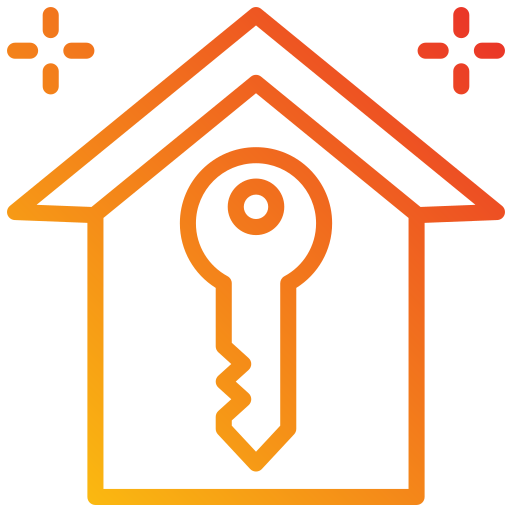 House key Generic gradient outline icon