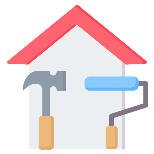 家の改修 Generic color fill icon