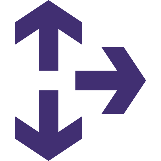 dirección de la flecha Generic color outline icono