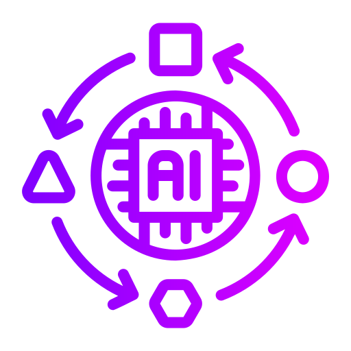 inteligencia artificial Generic gradient outline icono