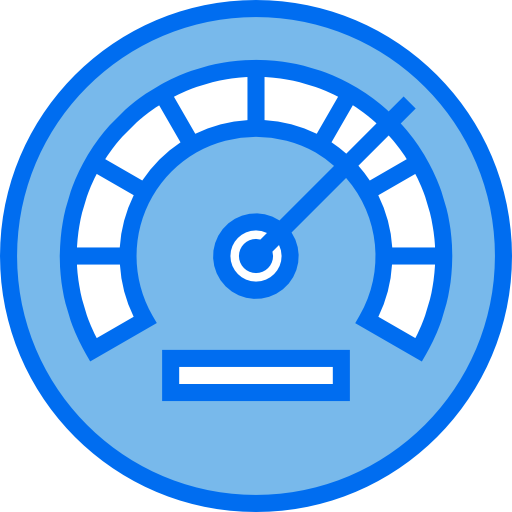 Speedometer Payungkead Blue icon