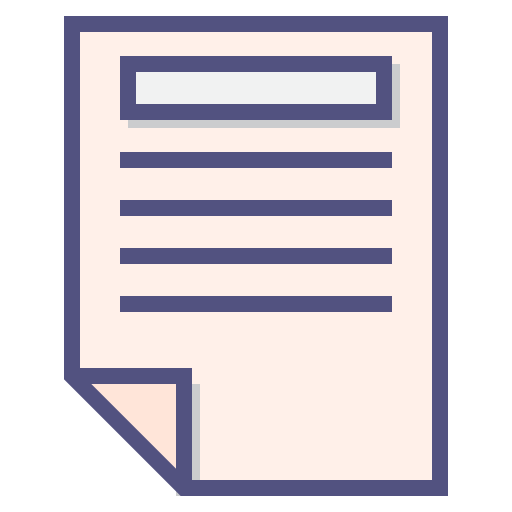 문서 Payungkead Lineal Color icon