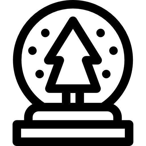 스노 글로브 Basic Rounded Lineal icon