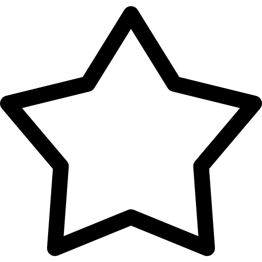 별 Basic Rounded Lineal icon