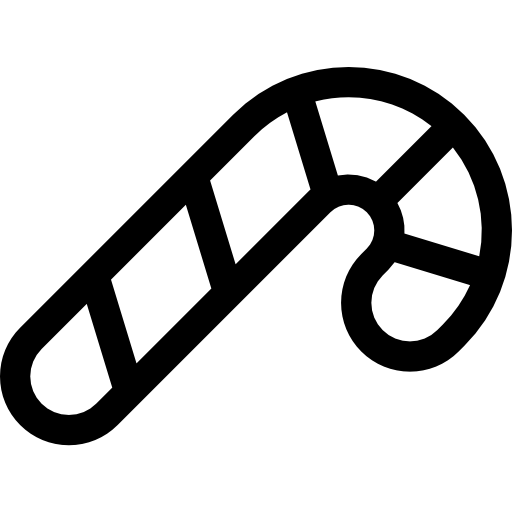 사탕 지팡이 Basic Rounded Lineal icon