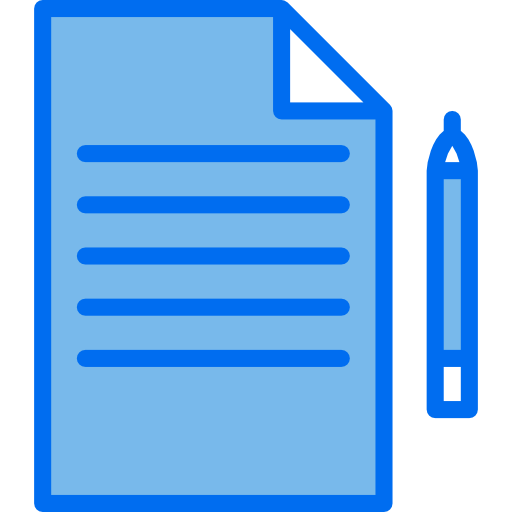 Document Payungkead Blue icon