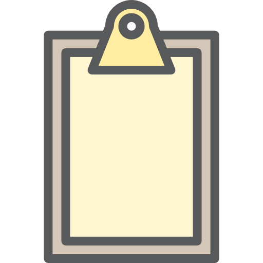 クリップボード Payungkead Lineal Color icon