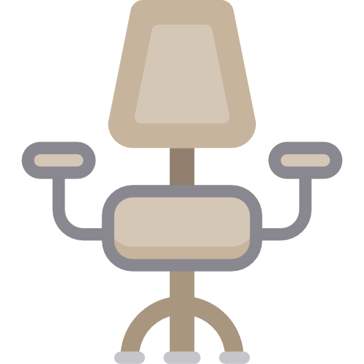 책상 의자 Payungkead Flat icon
