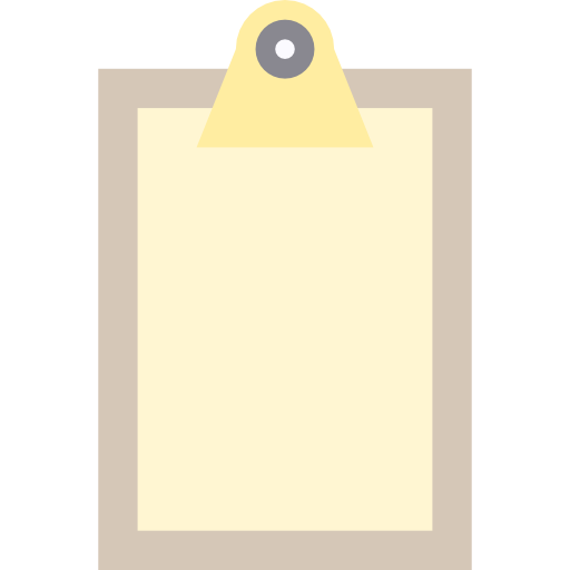Clipboard Payungkead Flat icon