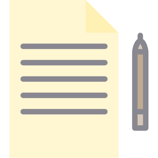 Document Payungkead Flat icon