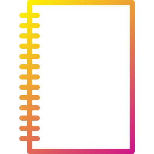 cuaderno Payungkead Gradient icono