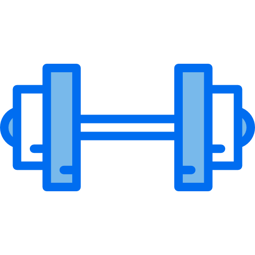 Dumbbell Payungkead Blue icon