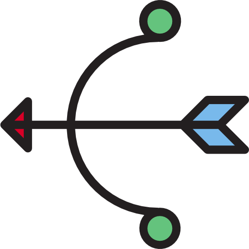 Archery Payungkead Lineal Color icon