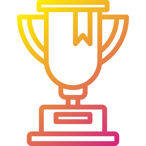 Trophy Payungkead Gradient icon
