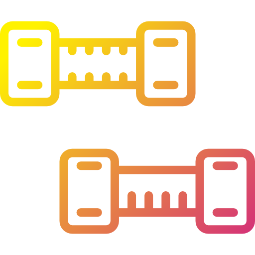 Dumbbell Payungkead Gradient icon