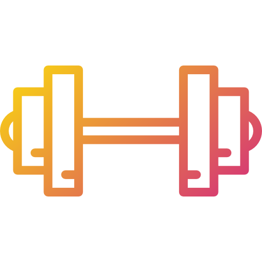 Dumbbell Payungkead Gradient icon