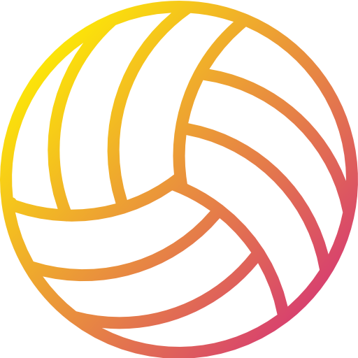 Volleyball Payungkead Gradient icon