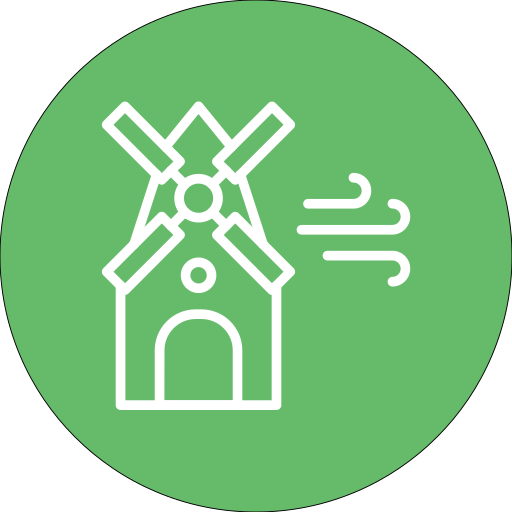 Windmill Generic color fill icon