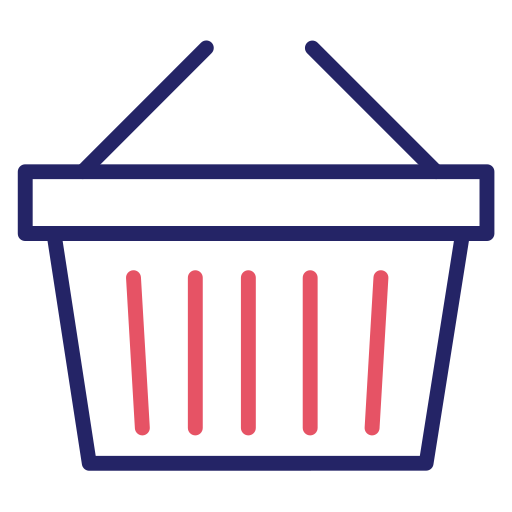 cesta de compras Generic color outline Ícone