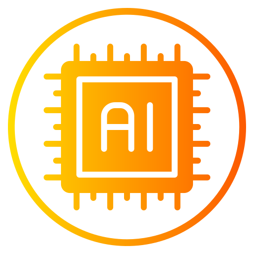 Artificial intelligence Generic gradient fill icon