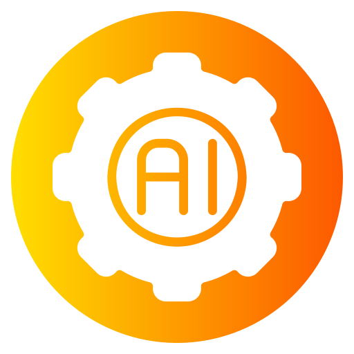 Artificial intelligence Generic gradient fill icon