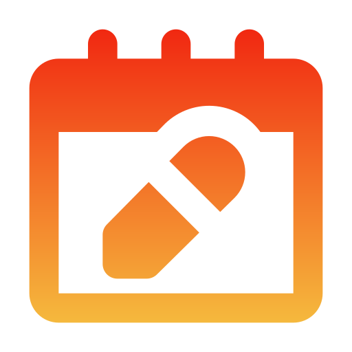 kalender Generic gradient fill icon