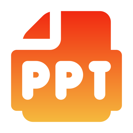 ppt 파일 Generic gradient fill icon