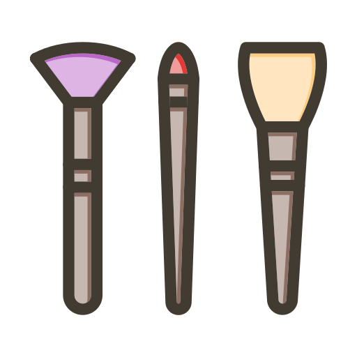 Кисти для макияжа Generic color lineal-color иконка