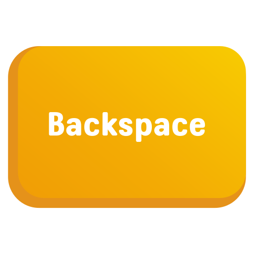 backspace Generic gradient fill иконка