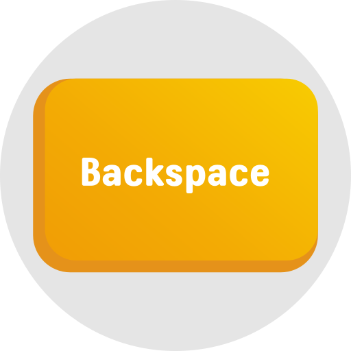 backspace Generic gradient fill иконка