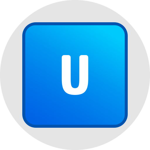 brief u Generic gradient lineal-color icon