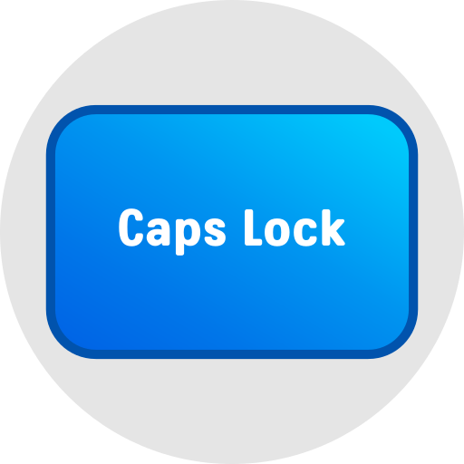Caps lock Generic gradient lineal-color icon