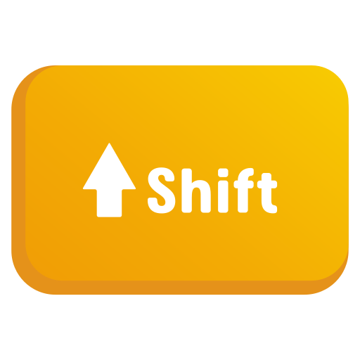 Shift Generic gradient fill icon