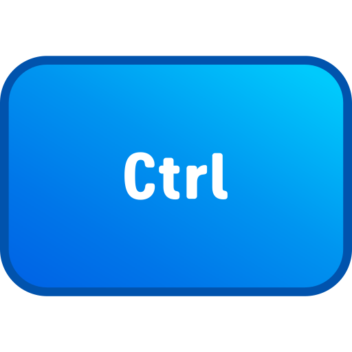Ctrl Generic gradient lineal-color icon