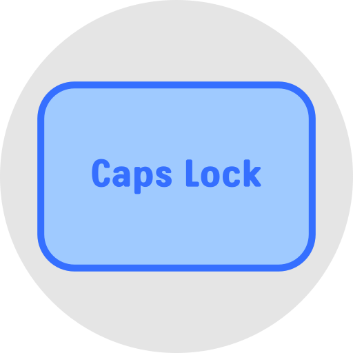 Caps lock Generic color lineal-color icon