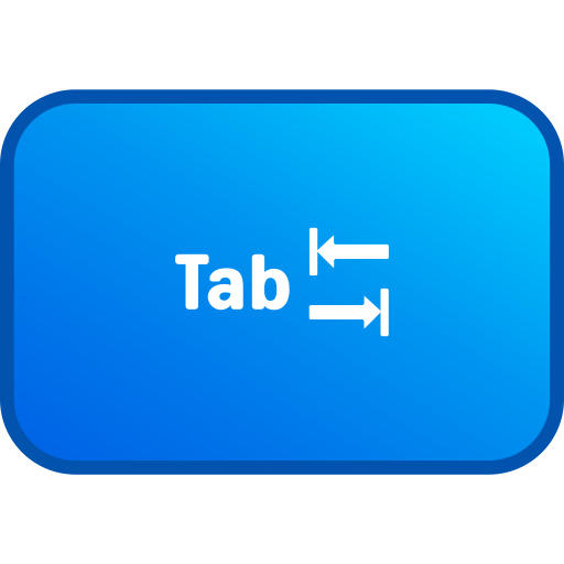 tab Generic gradient lineal-color icon