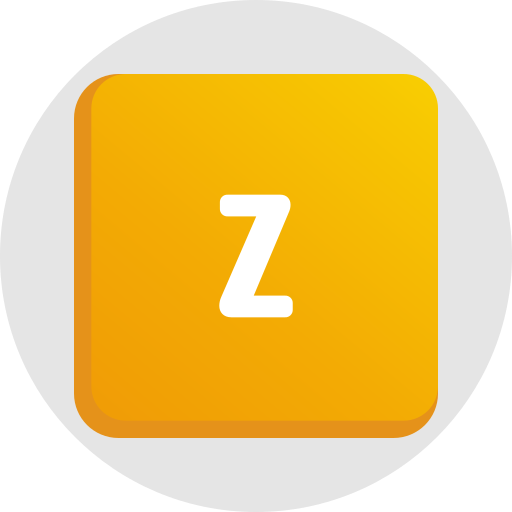 buchstabe z Generic gradient fill icon