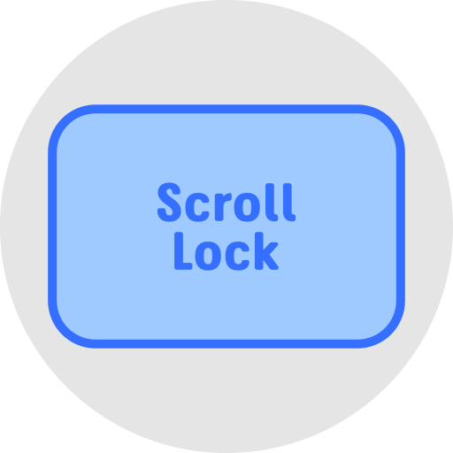 スクロールロック Generic color lineal-color icon
