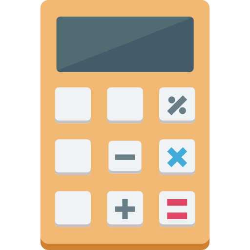 calcolatrice digitale Generic color fill icona