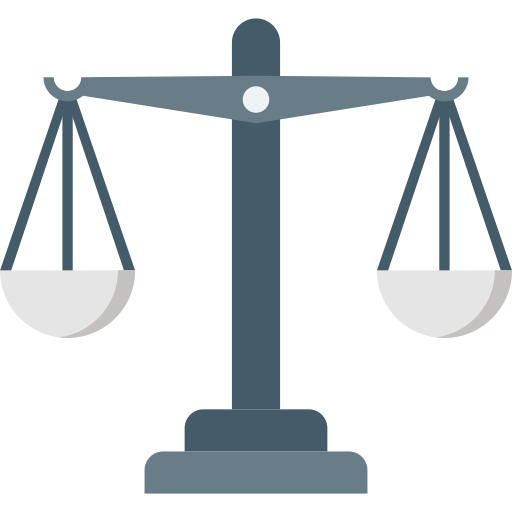 scala della giustizia Generic color fill icona