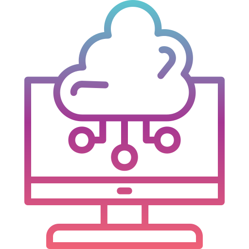 computación en la nube Generic gradient outline icono