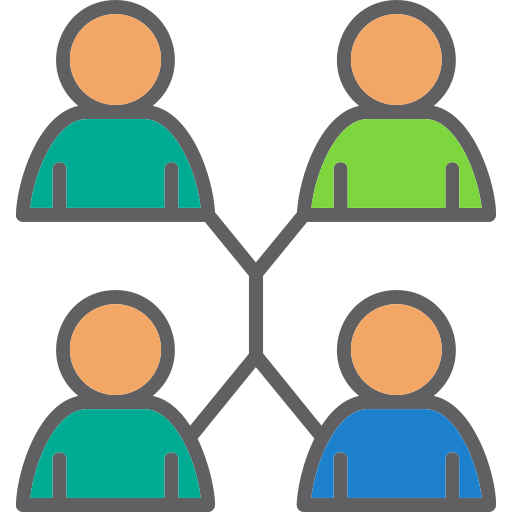 People connection Generic color lineal-color icon