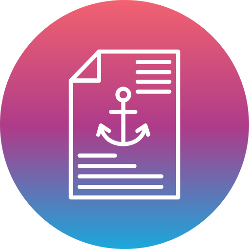 Anchor text Generic gradient fill icon
