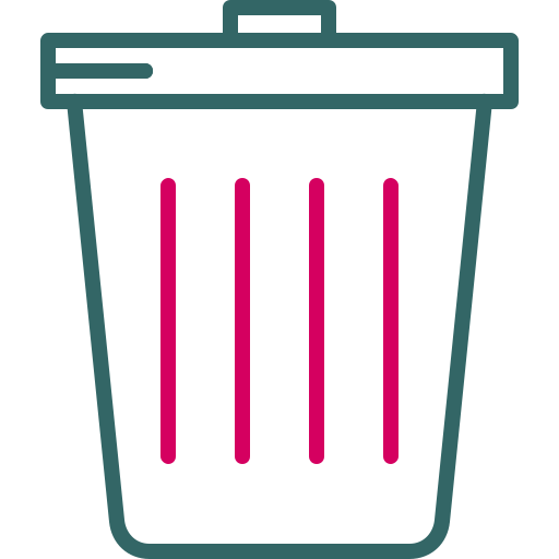 Trash Generic color outline icon
